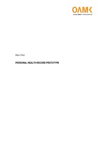 personal health record prototype personal health record