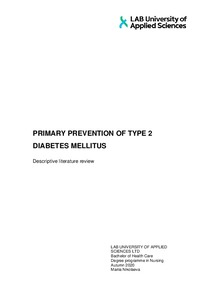 type 2 diabetes pdf thesis