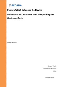 factors which influence the buying behaviours of customers with buying behaviours