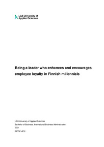 employee loyalty thesis