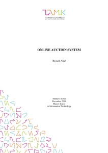 online auction thesis
