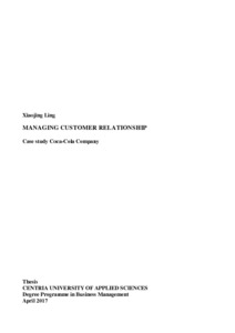 case study on coca cola company pdf