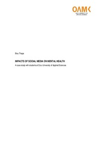 social media mental health case study